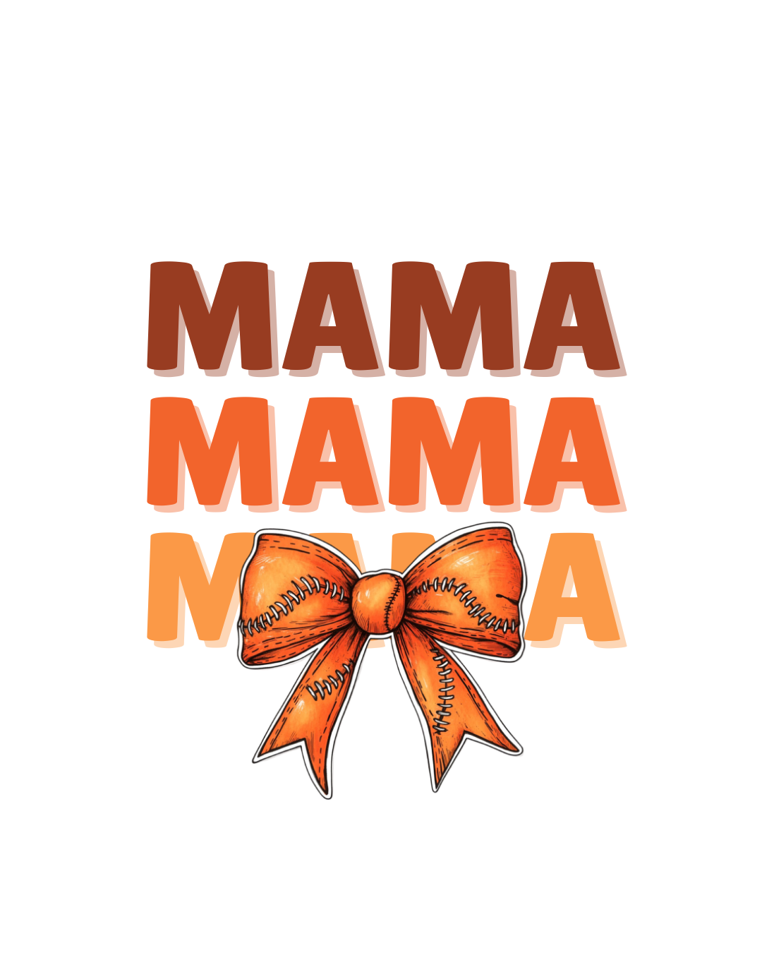 Basketball Mama Bow DTF