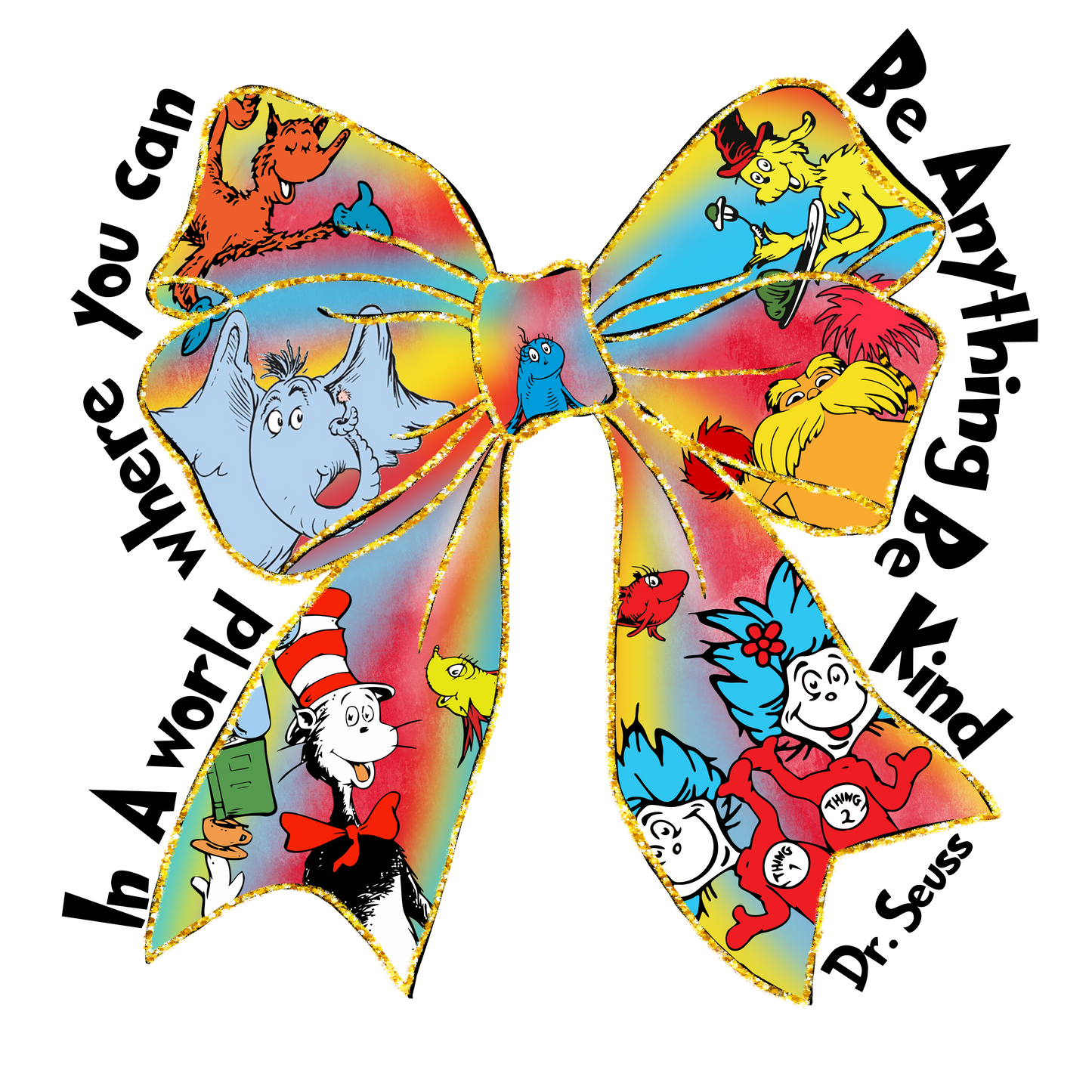 DTF Prints Dr Suess