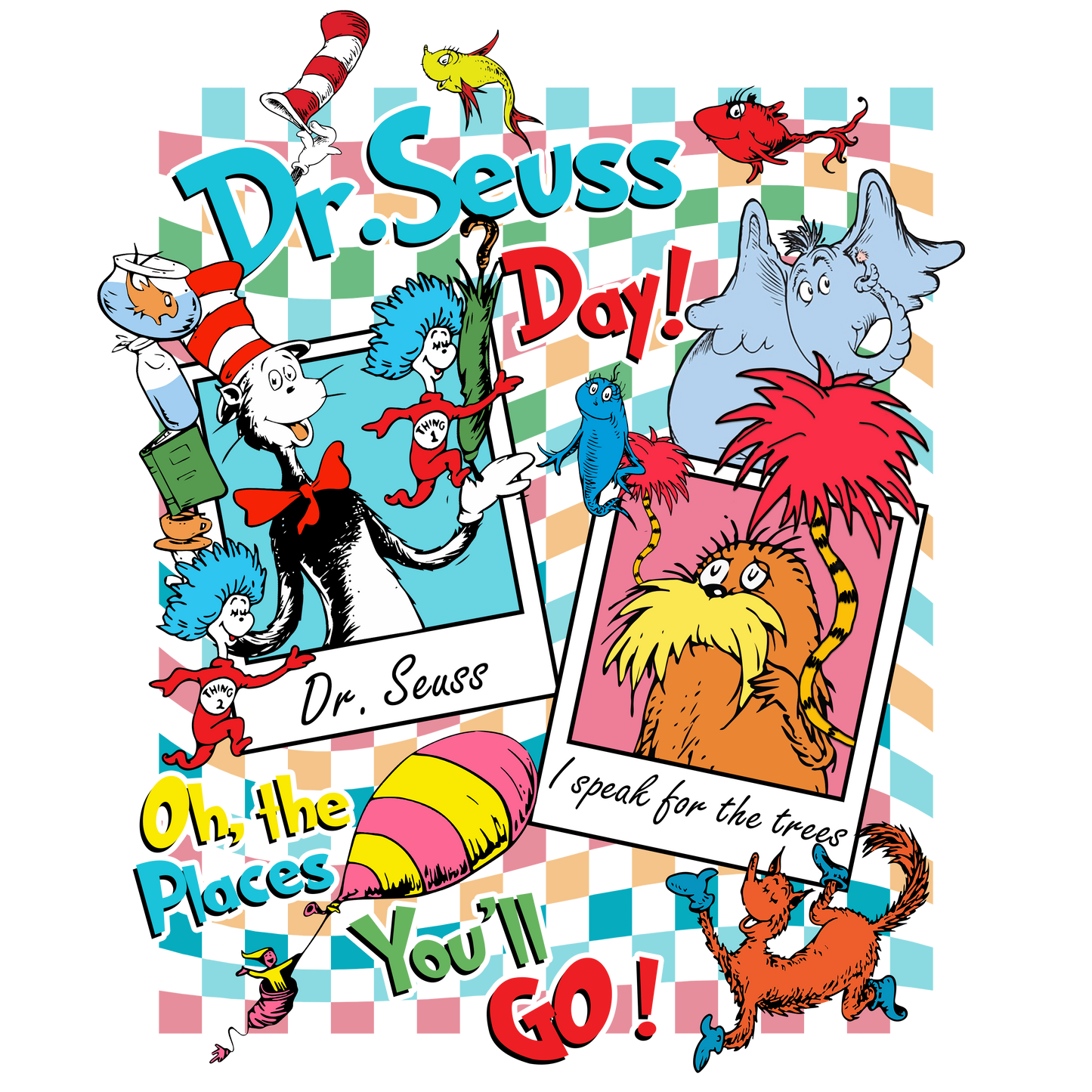DTF Prints Dr Suess
