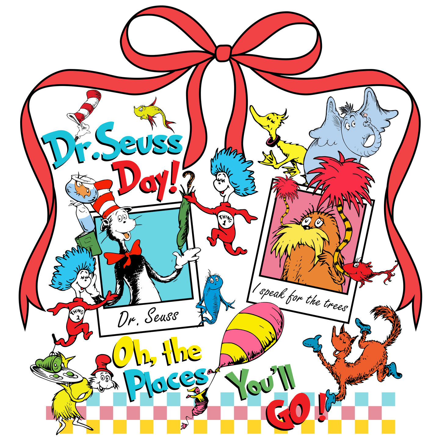 DTF Prints Dr Suess