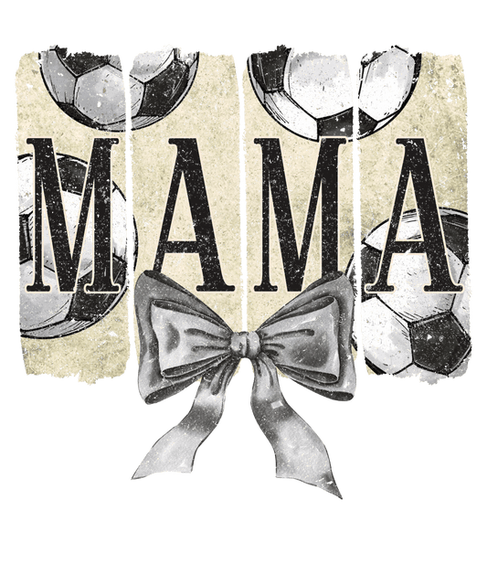Soccer Mama Bow DTF