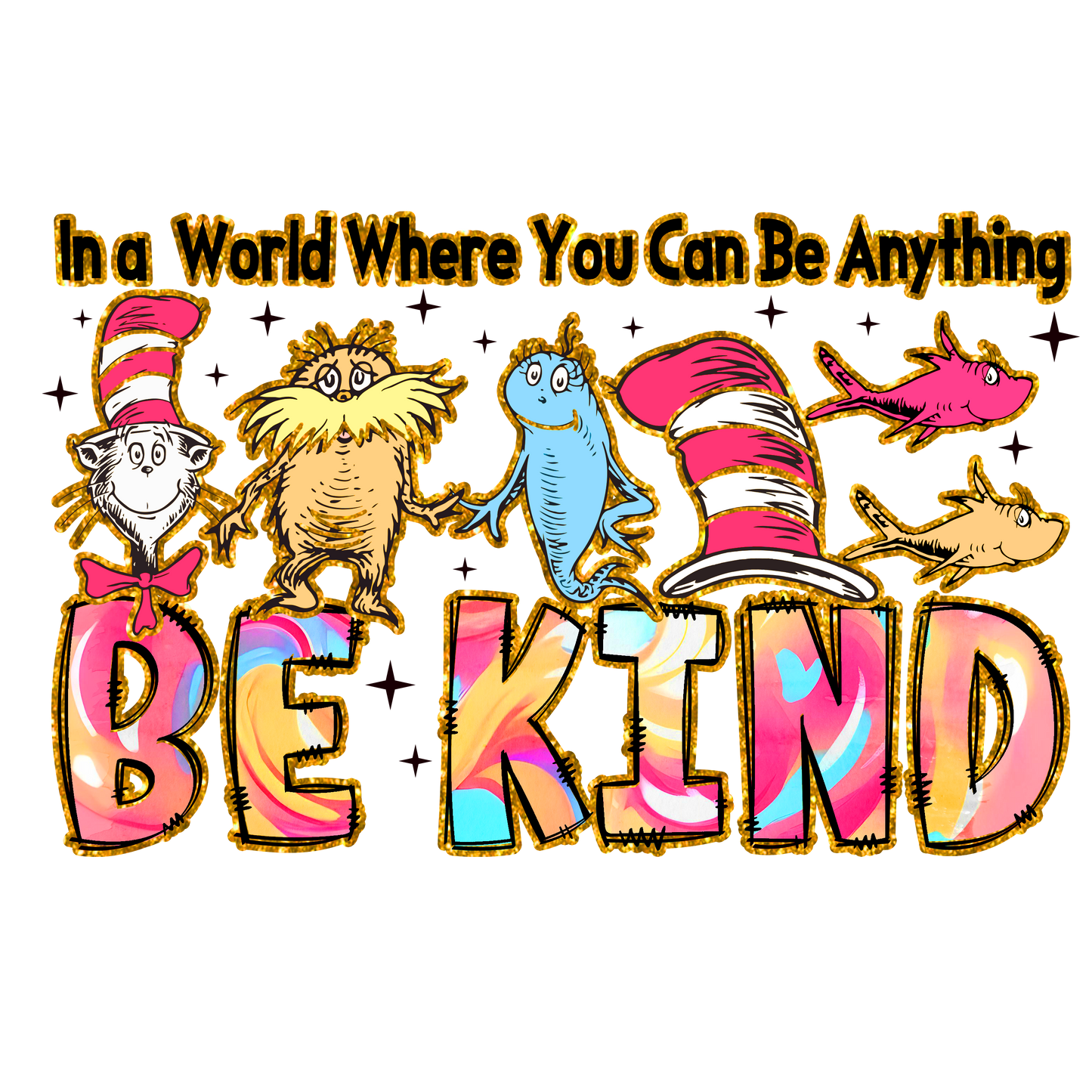 DTF Prints Dr Suess