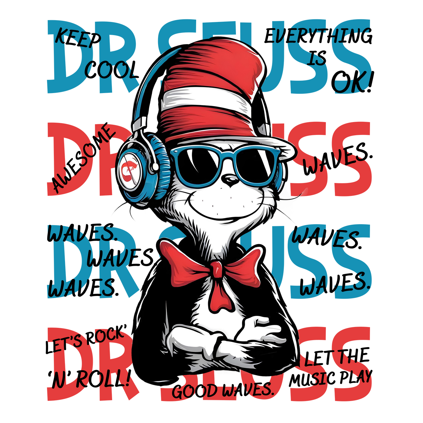DTF Prints Dr Suess