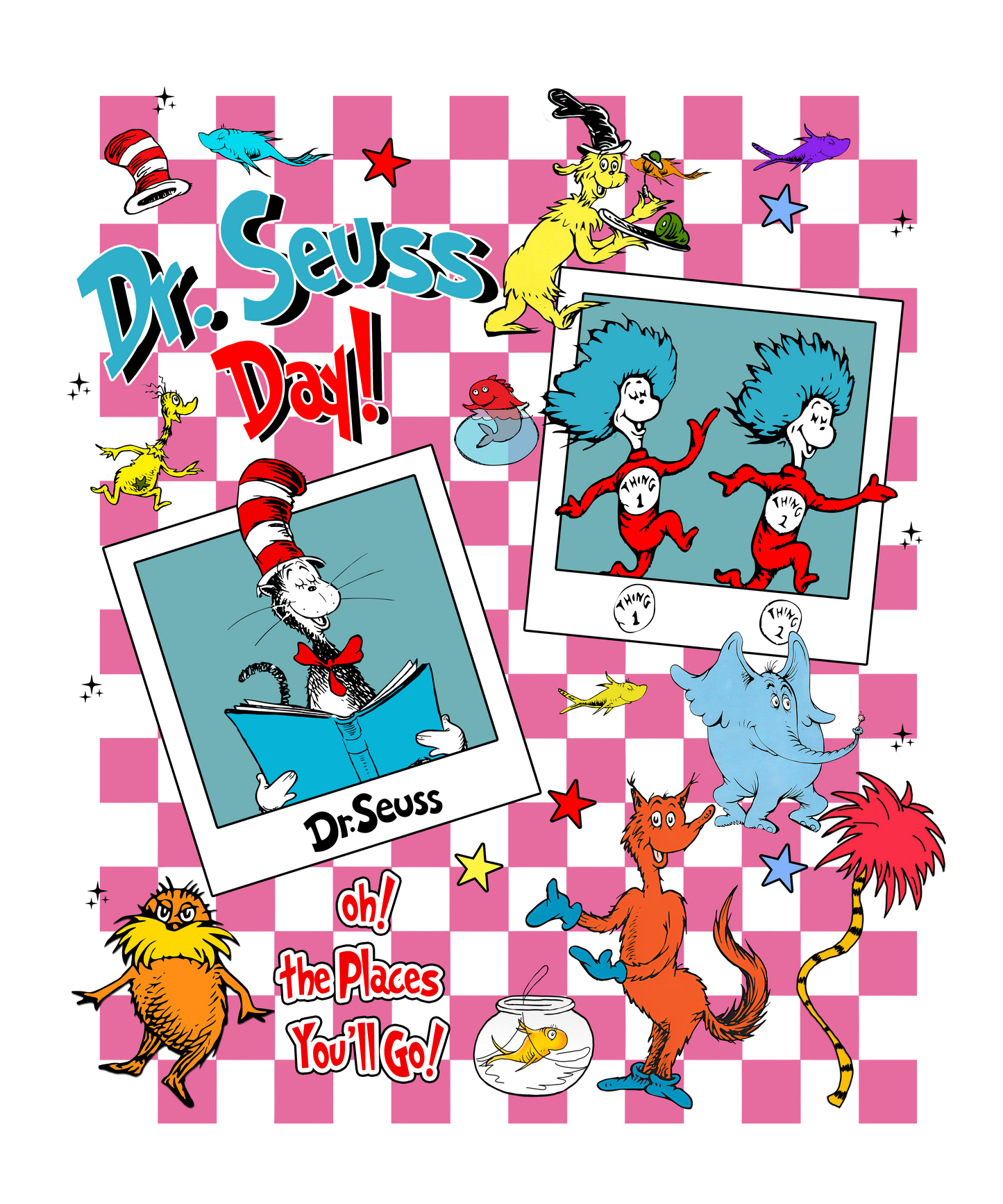 DTF Prints Dr Suess