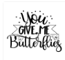 Butterfly DTF print