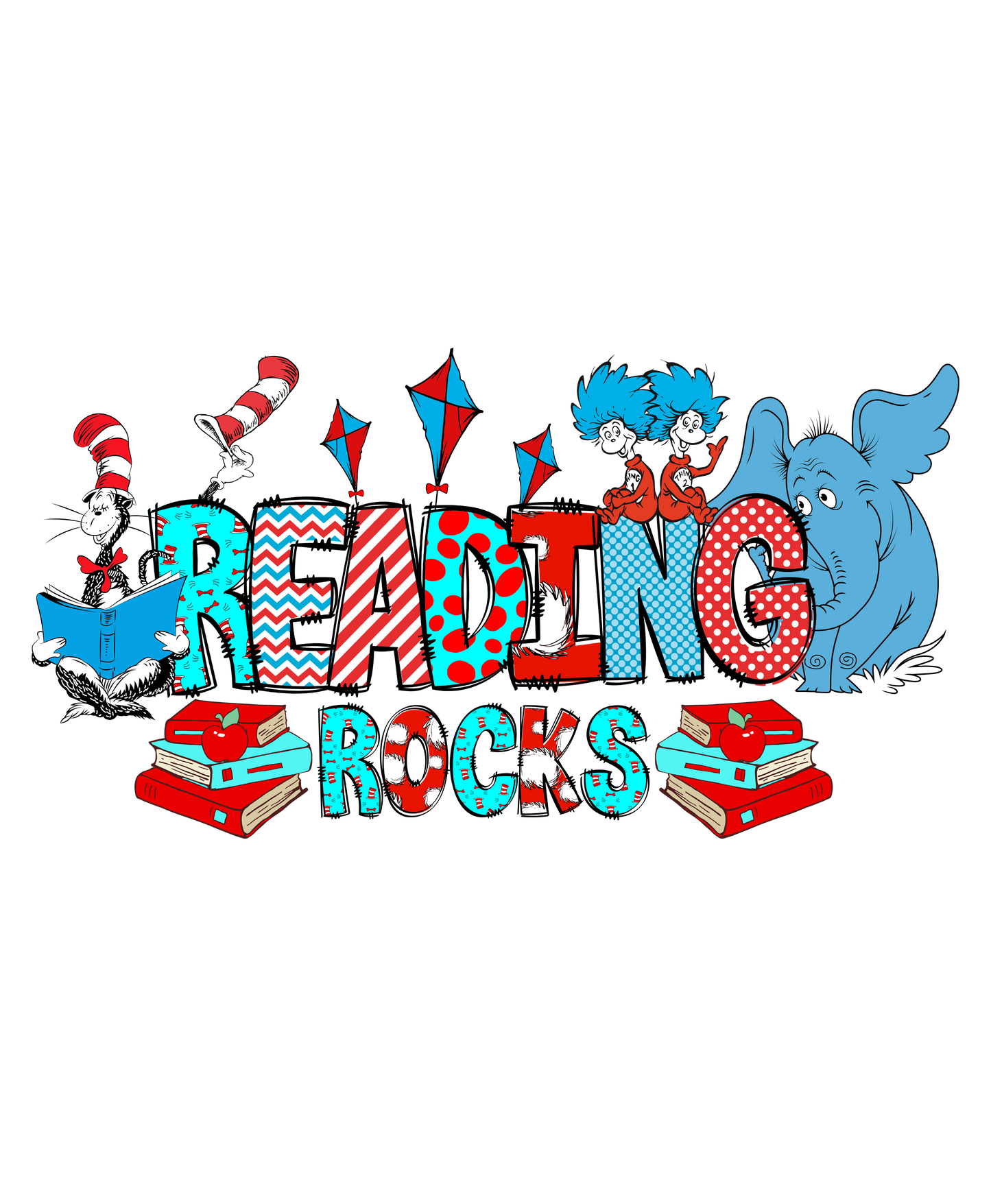 DTF Prints Dr Suess