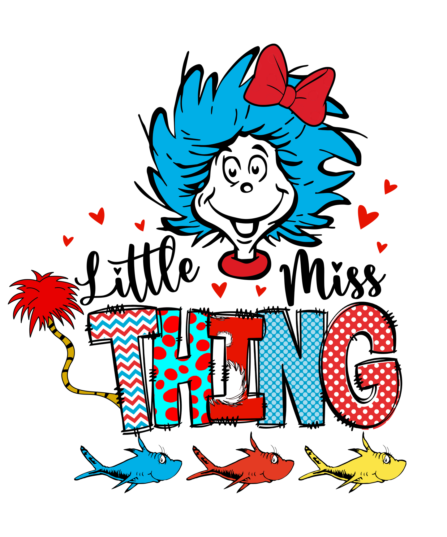 DTF Prints Dr Suess