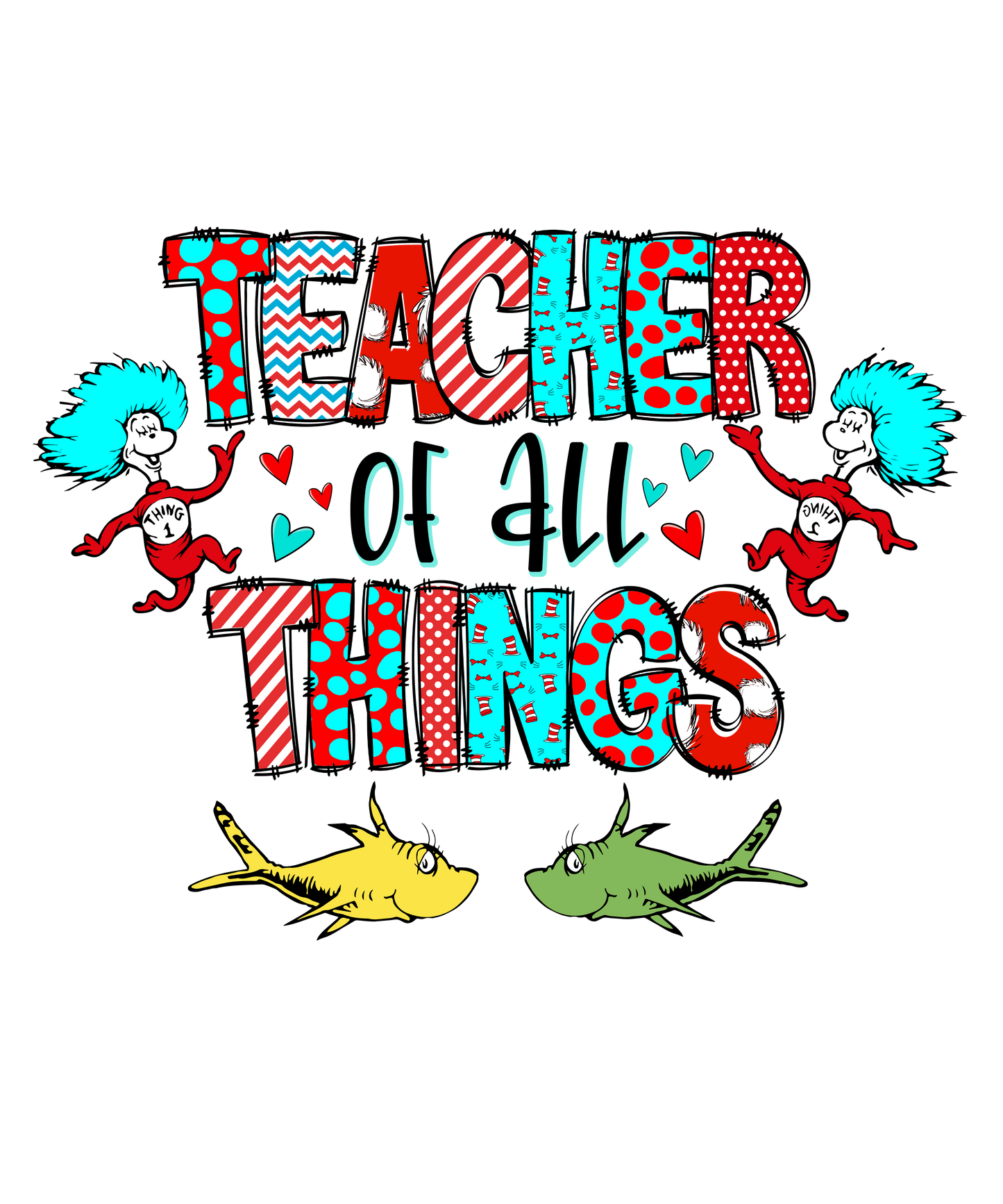DTF Prints Dr Suess