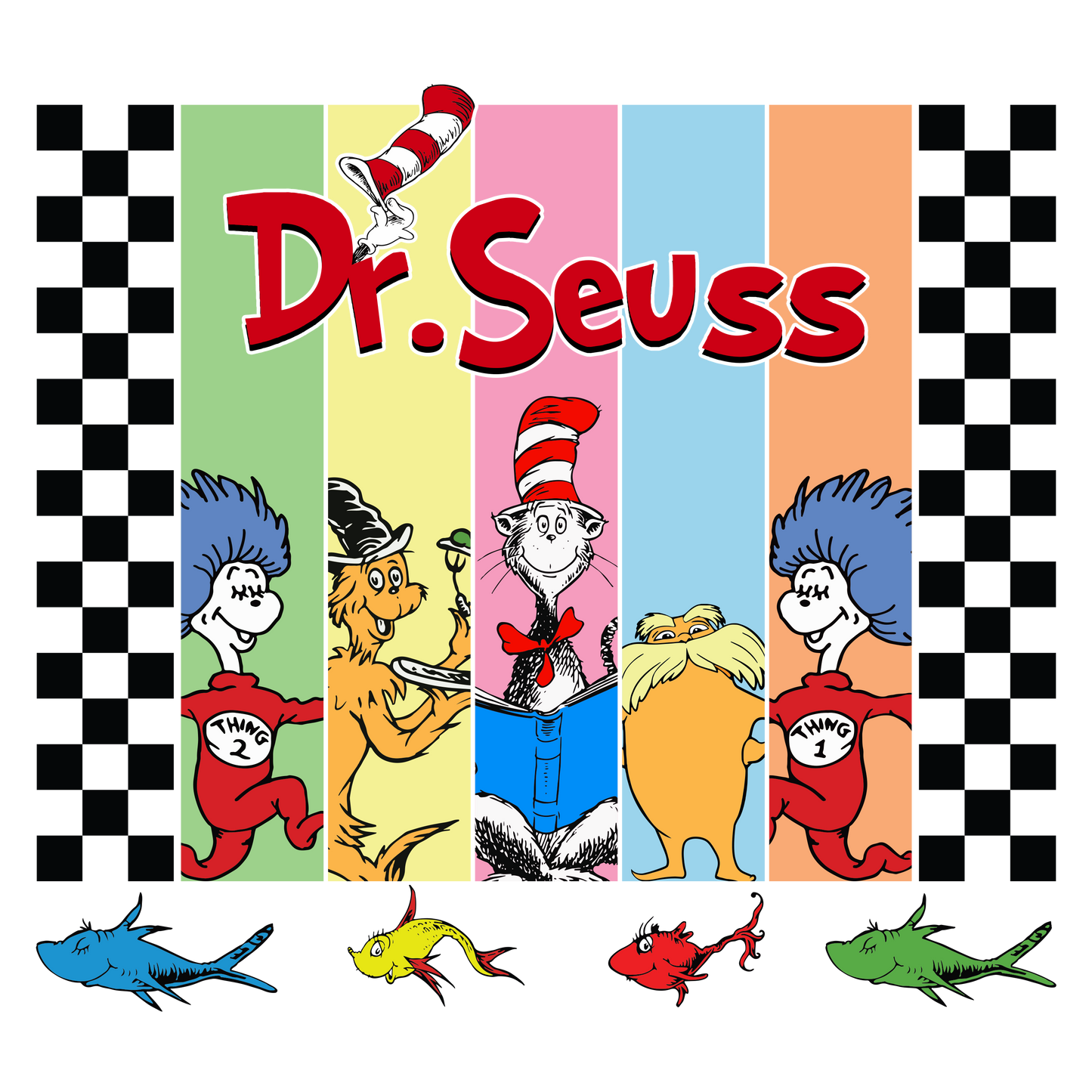 DTF Prints Dr Suess