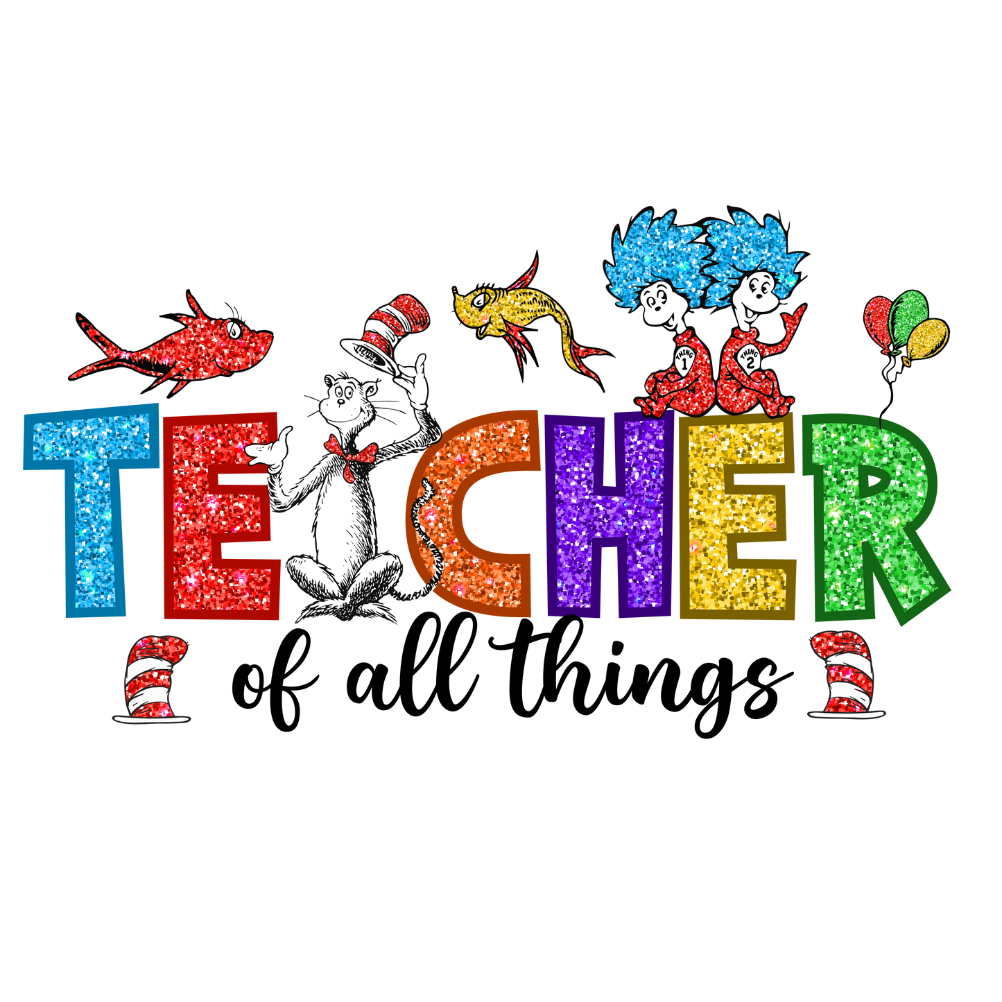 DTF Prints Dr Suess
