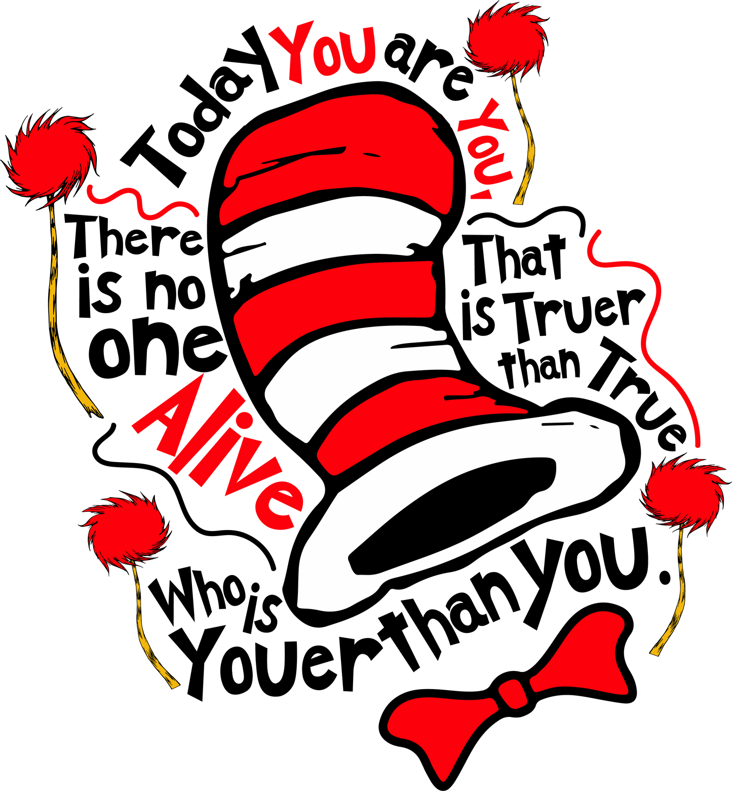 DTF Prints Dr Suess