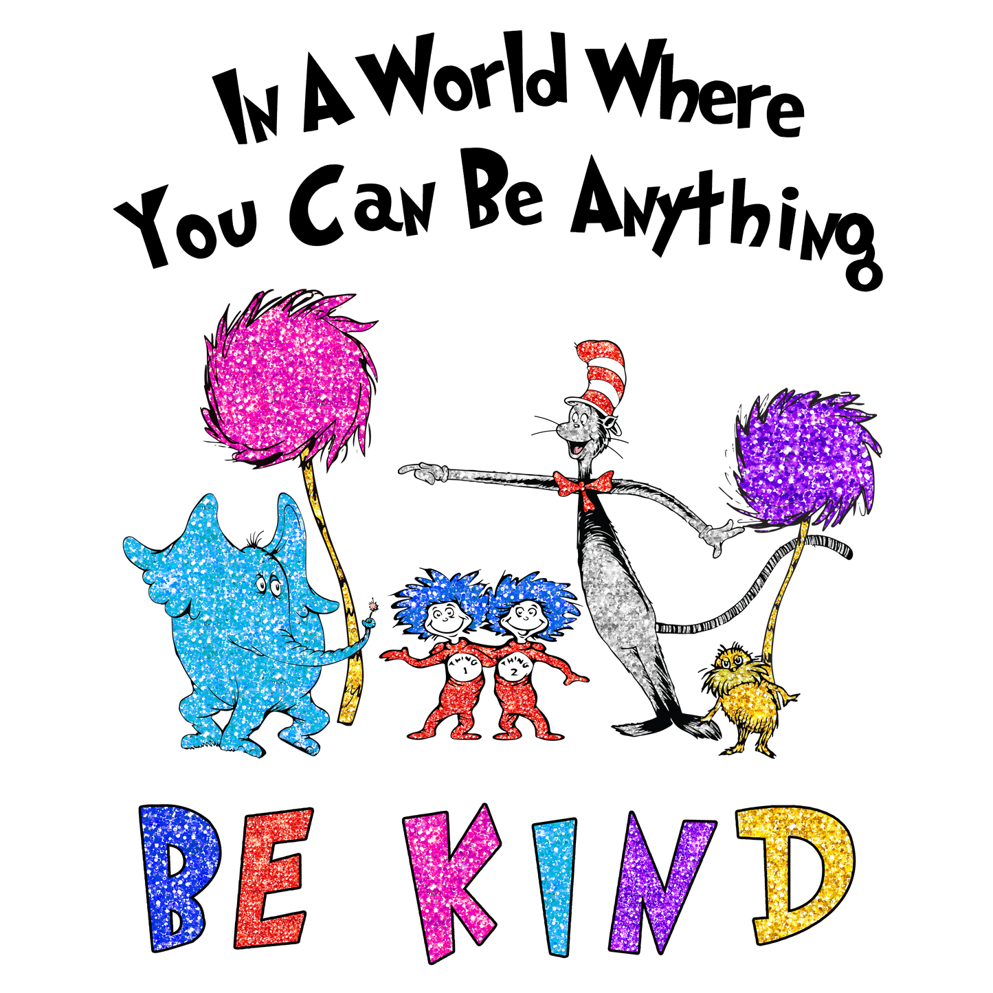 DTF Prints Dr Suess