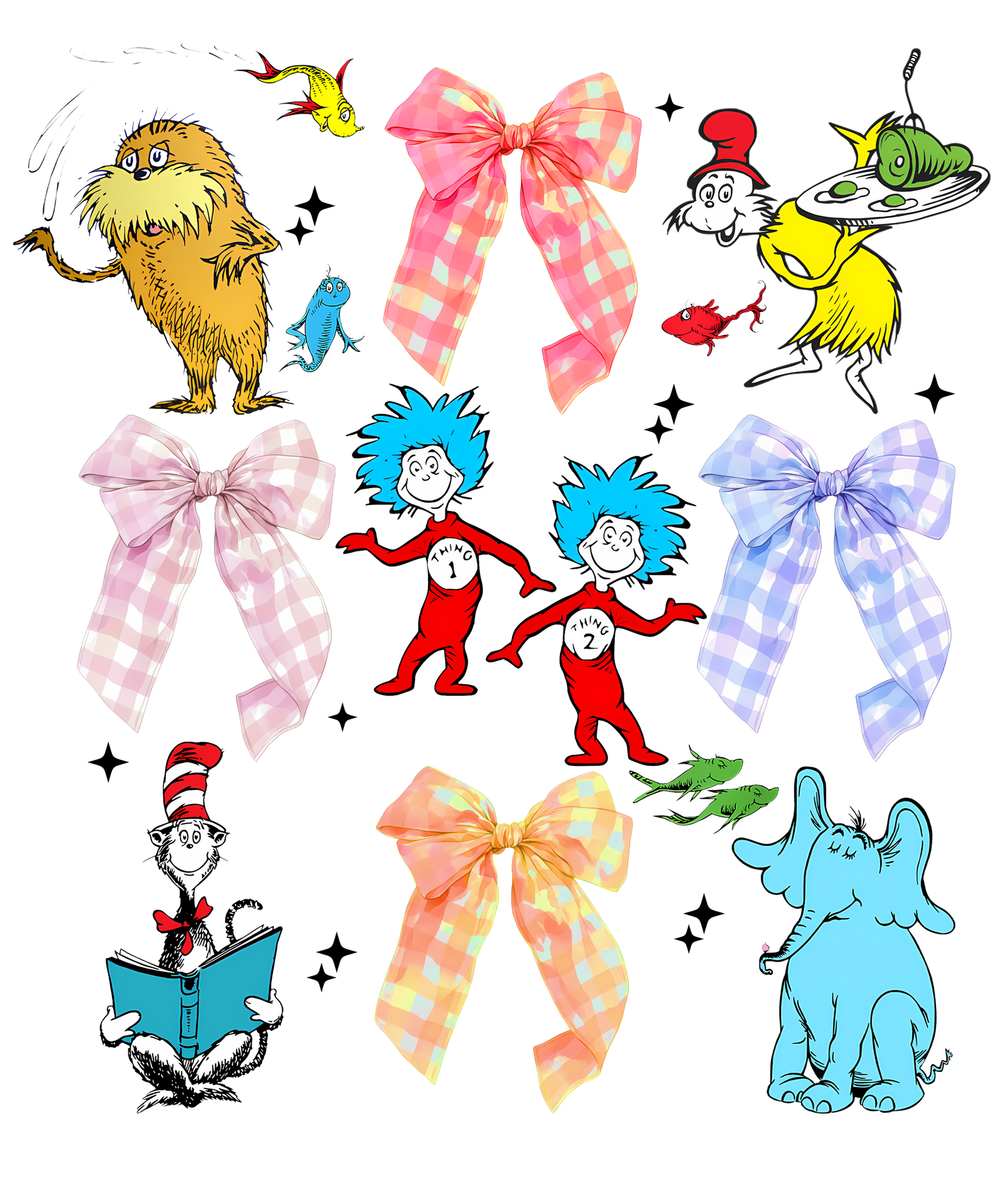 DTF Prints Dr Suess