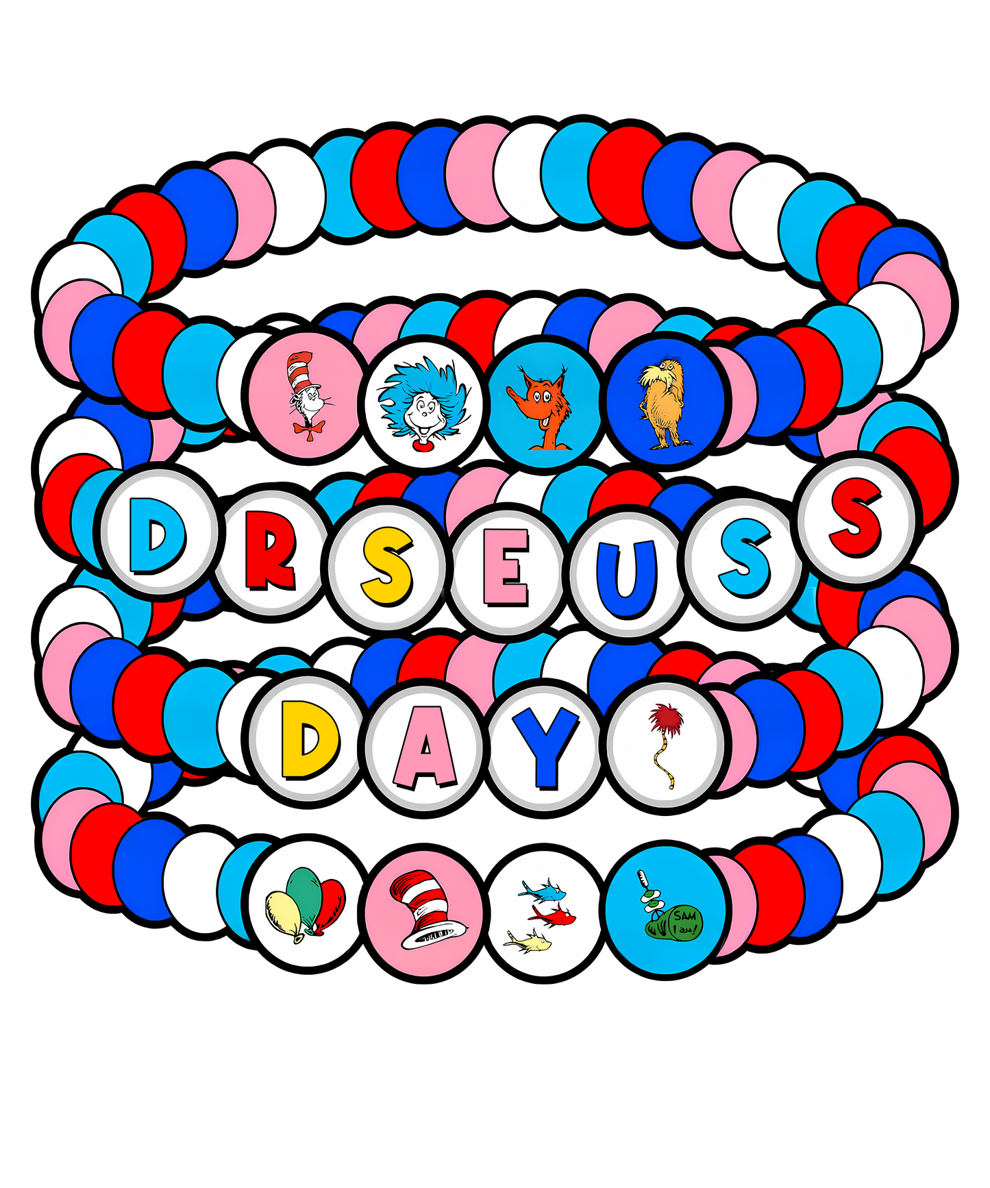 DTF Prints Dr Suess