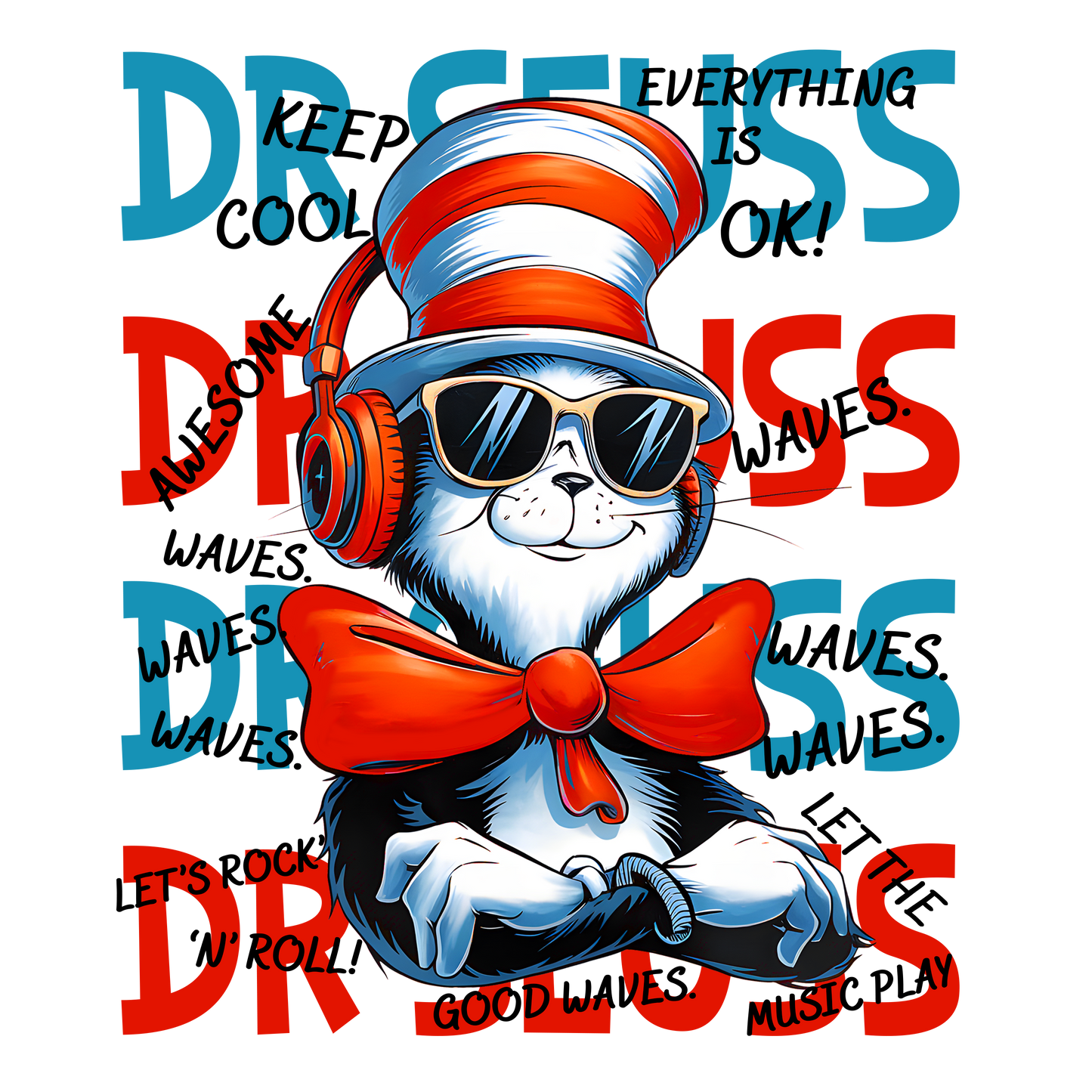 DTF Prints Dr Suess