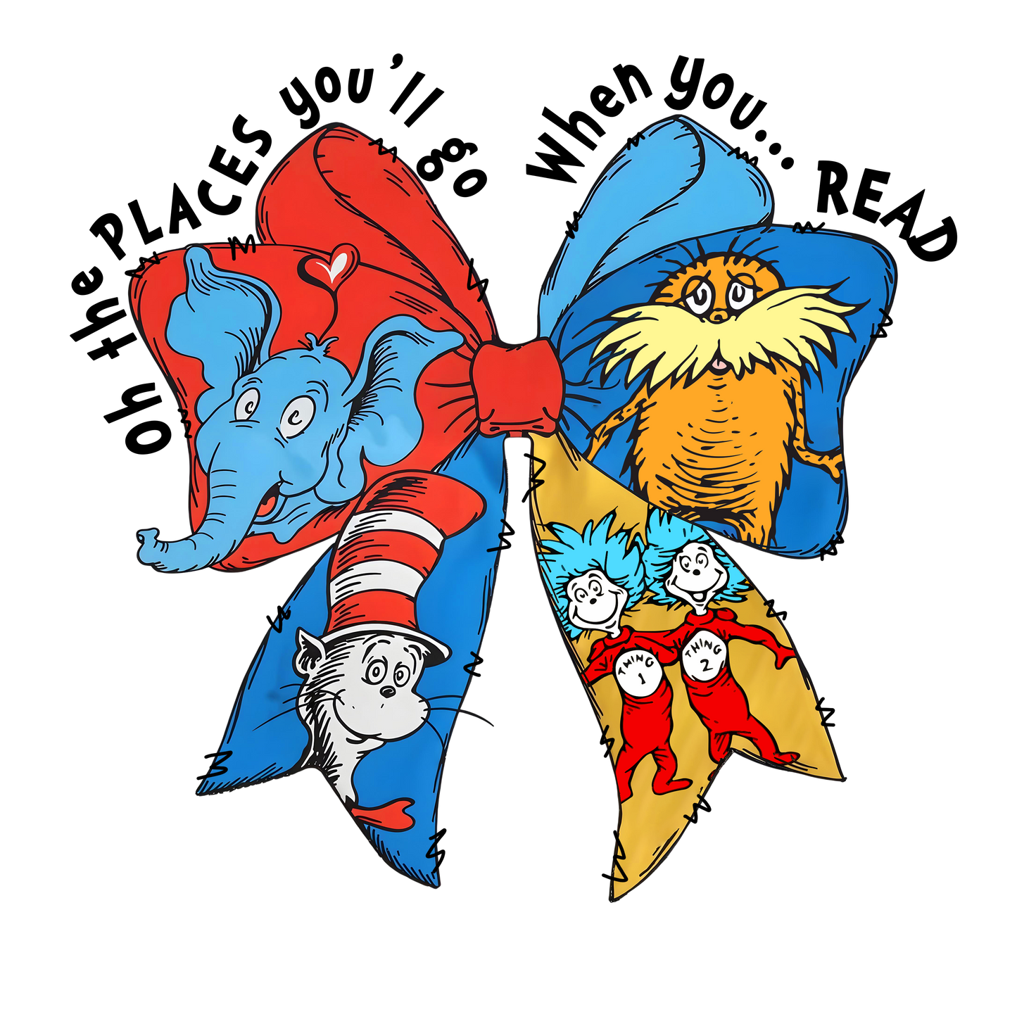 DTF Prints Dr Suess