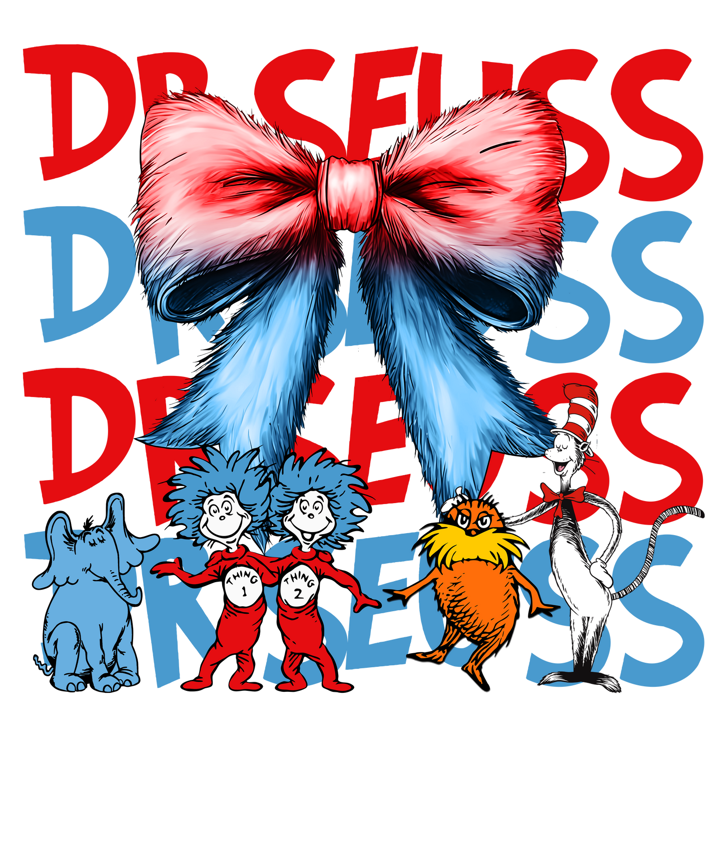 DTF Prints Dr Suess