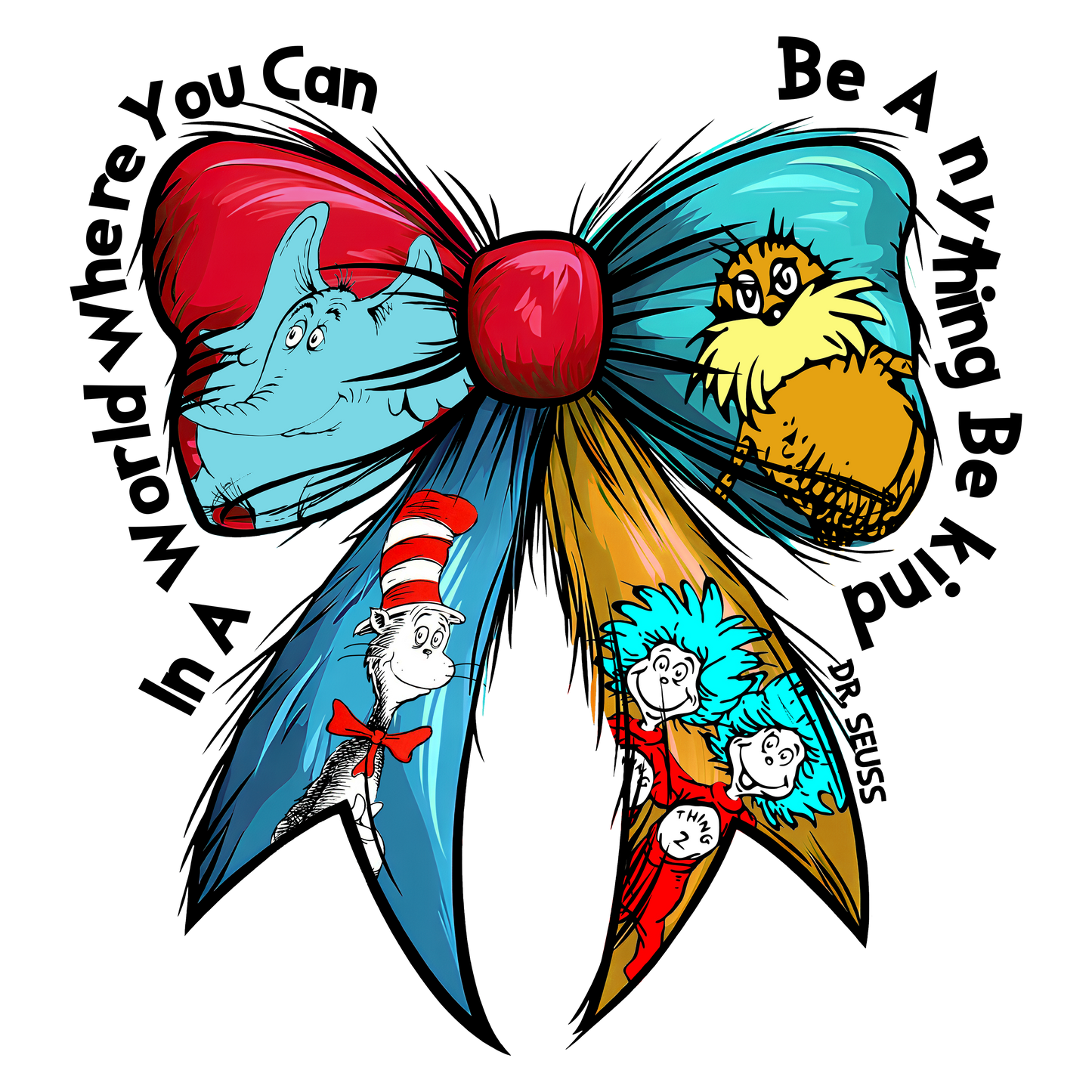 DTF Prints Dr Suess
