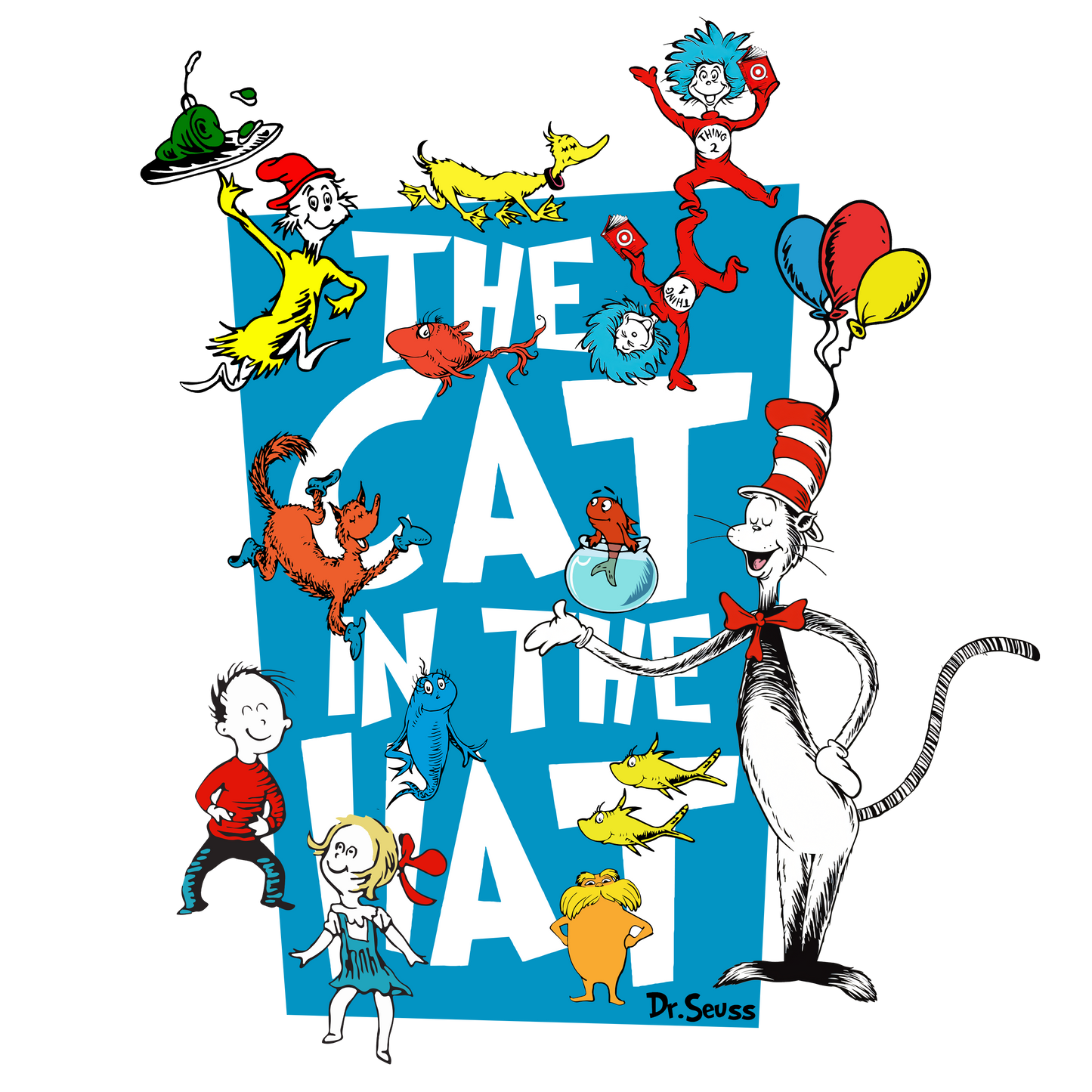 DTF Prints Dr Suess