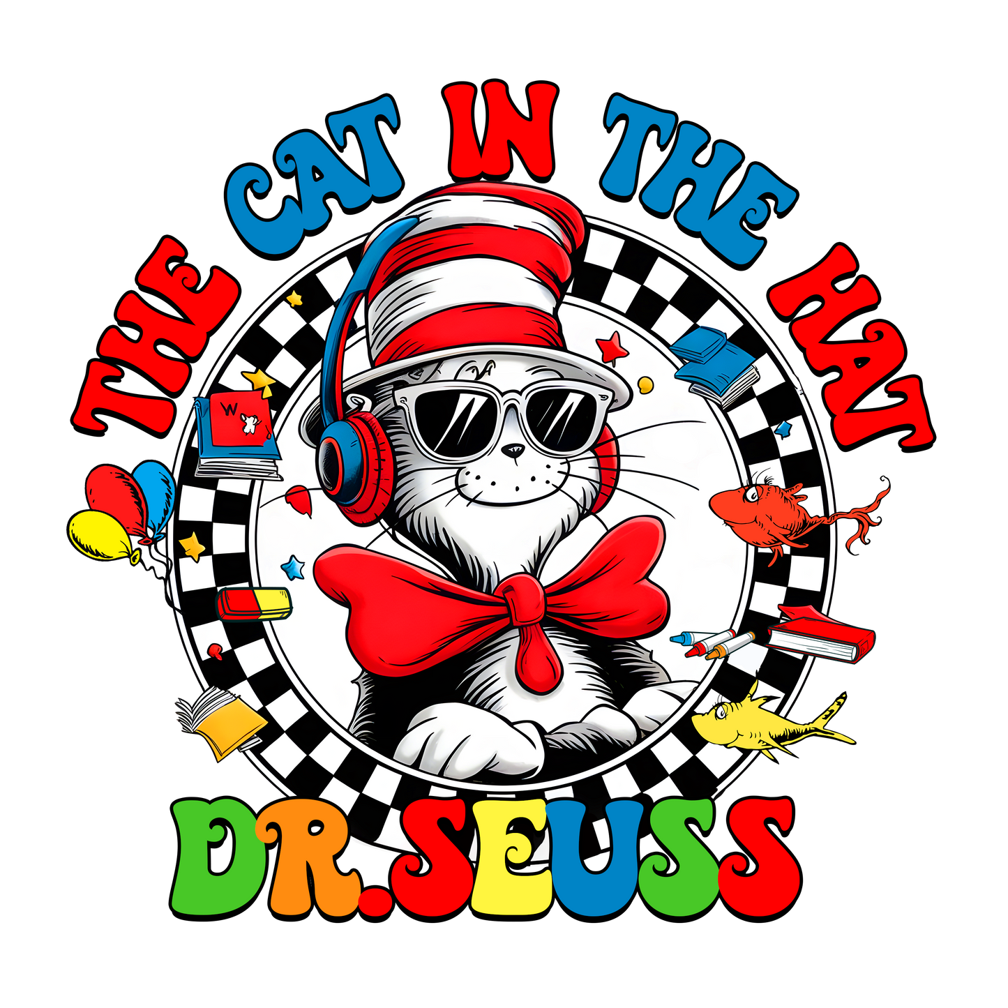 DTF Prints Dr Suess