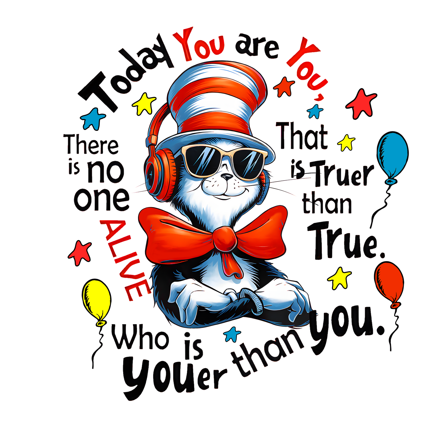 DTF Prints Dr Suess