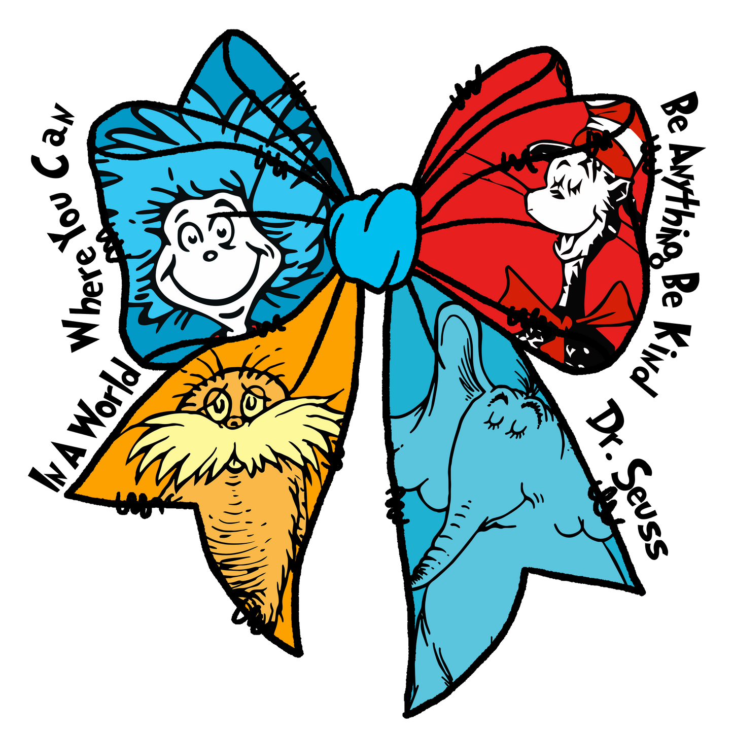 DTF Prints Dr Suess