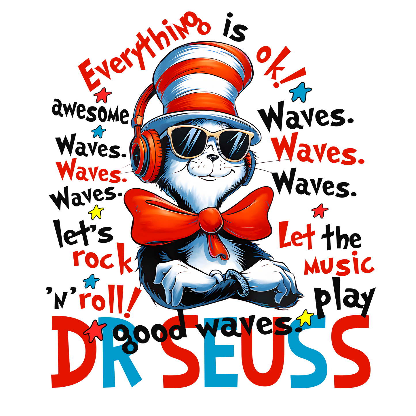 DTF Prints Dr Suess