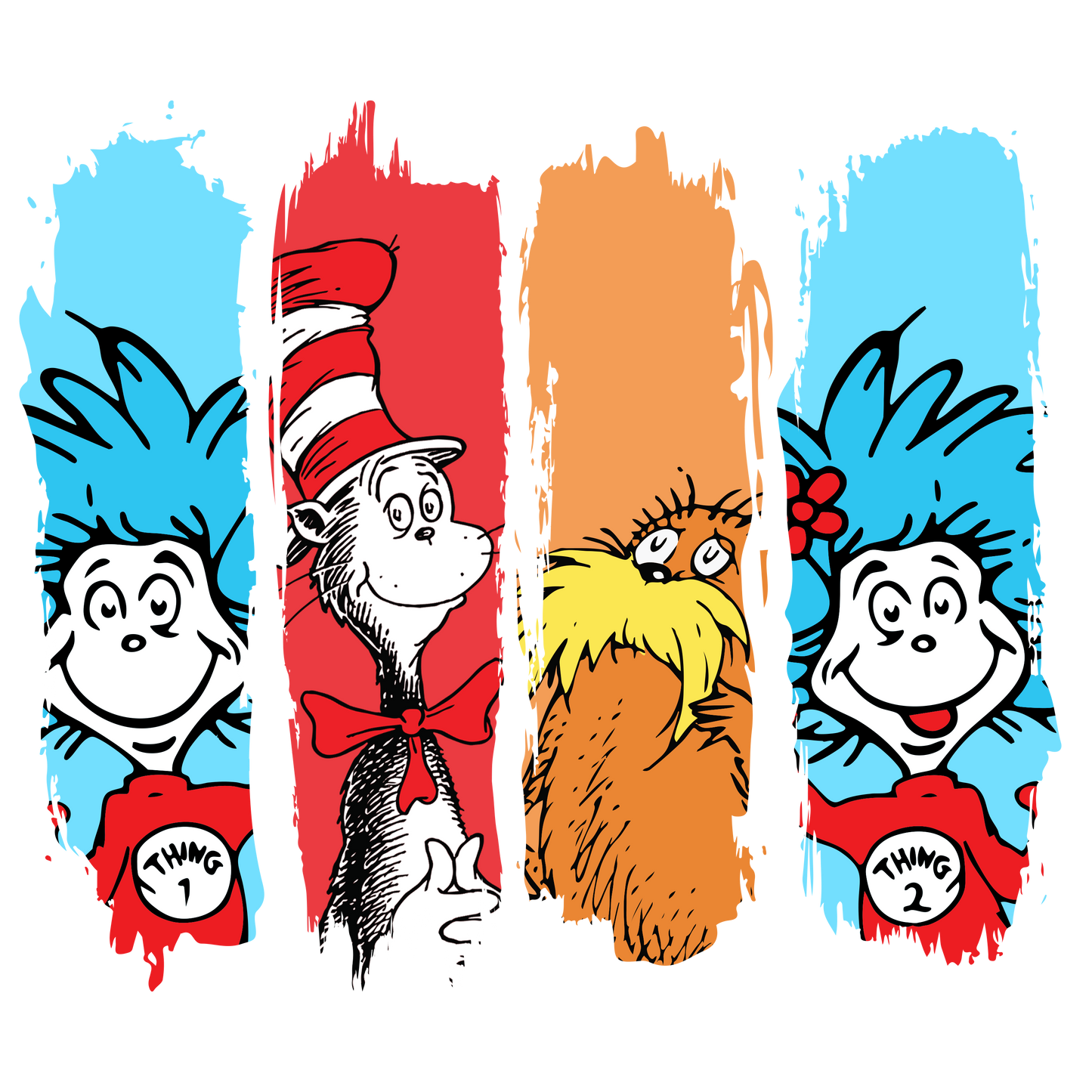 DTF Prints Dr Suess