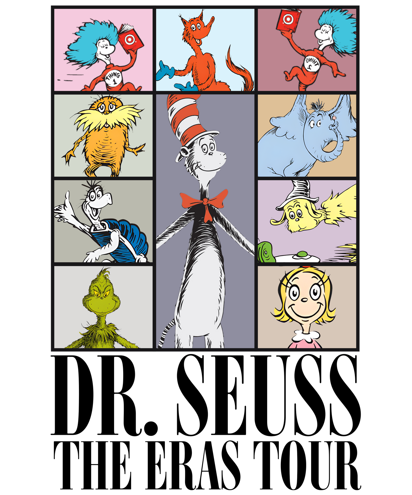DTF Prints Dr Suess