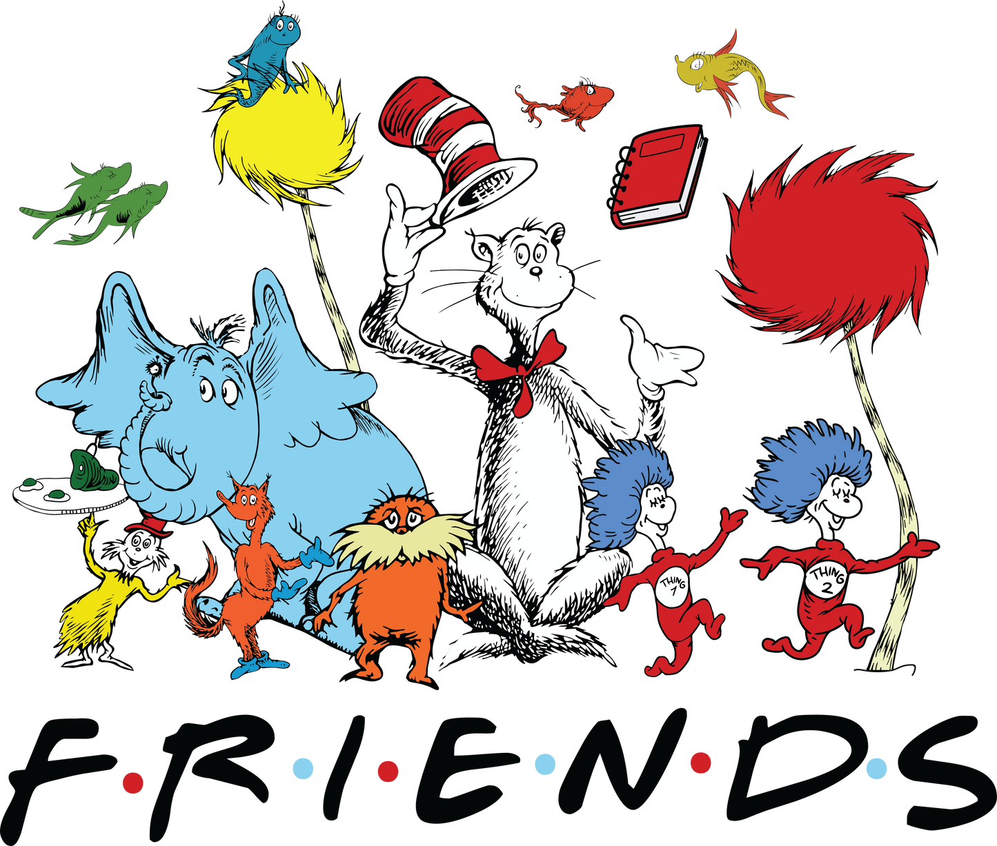 DTF Prints Dr Suess