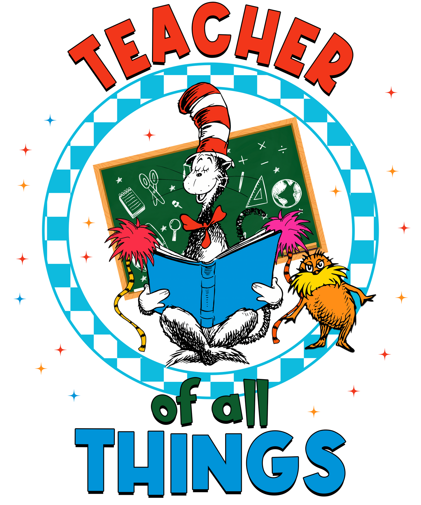 DTF Prints Dr Suess