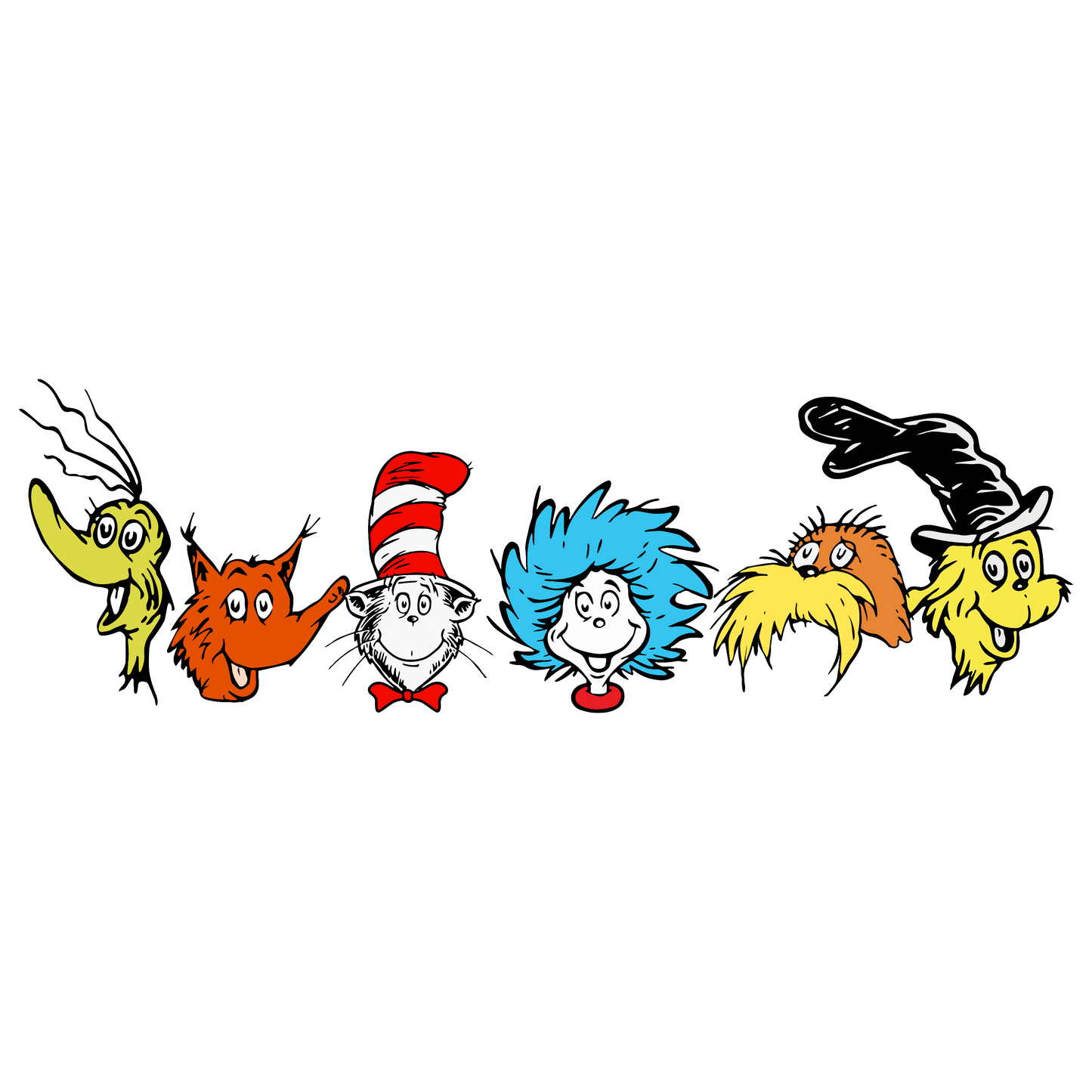DTF Prints Dr Suess