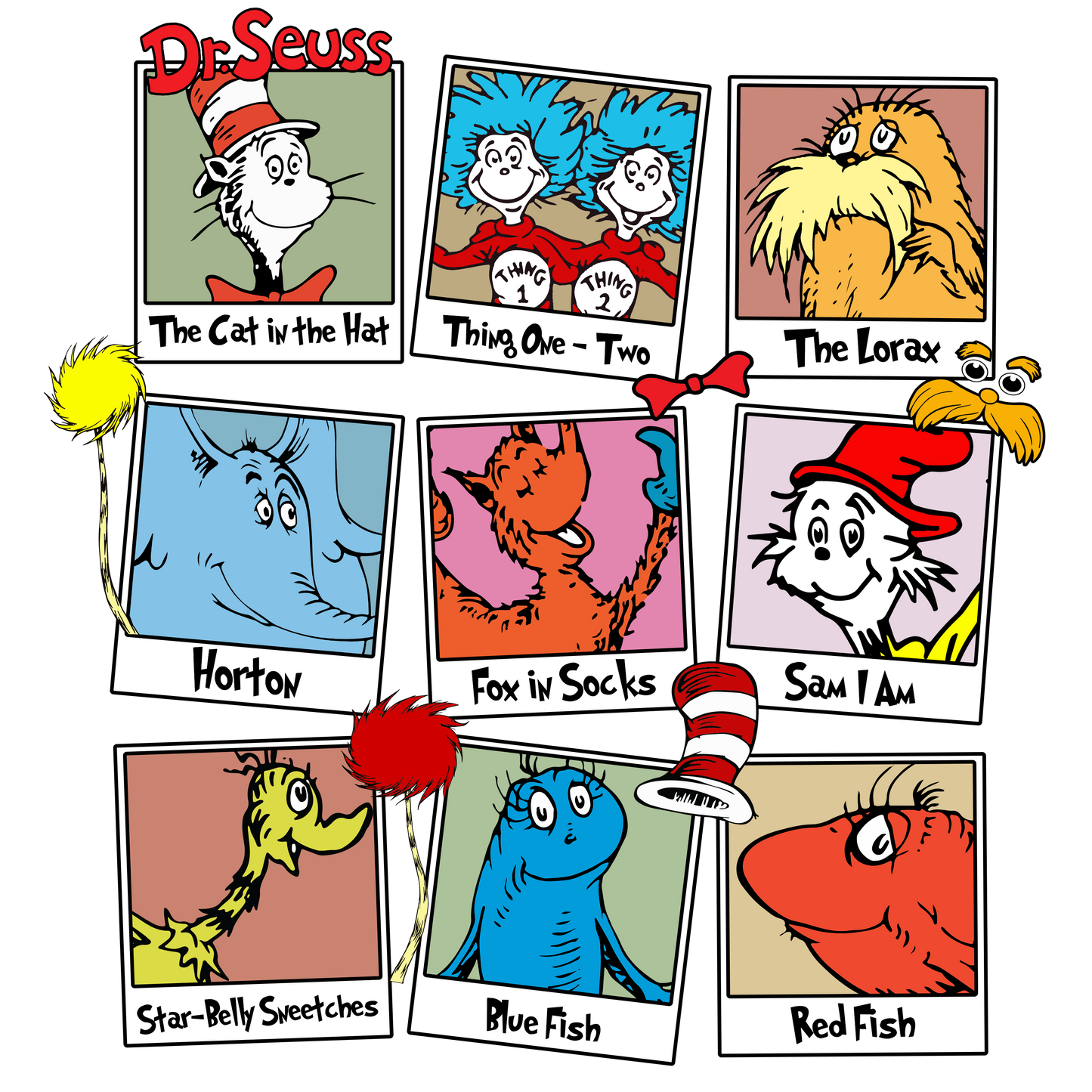 DTF Prints Dr Suess