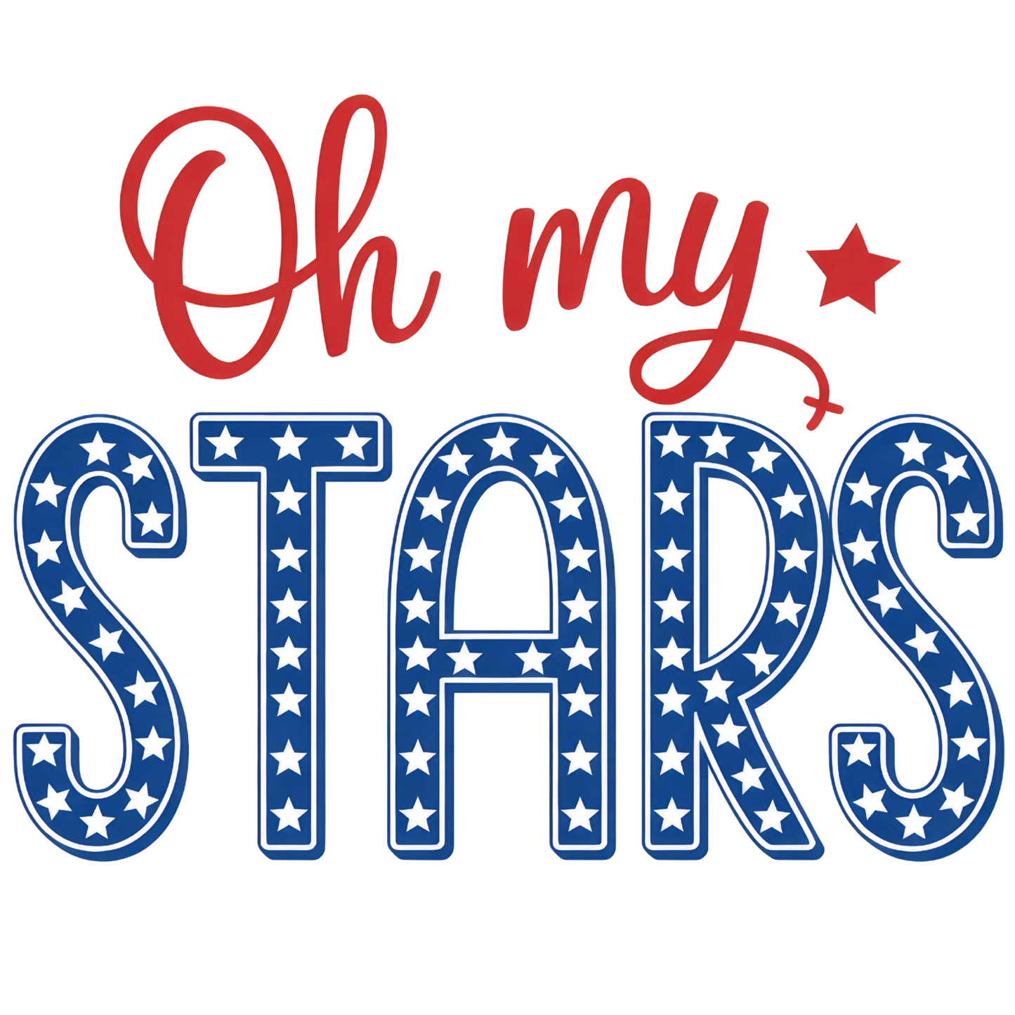 Oh My Stars DTF Print