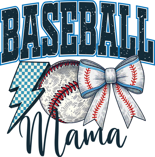 Baseball Mama Bow 1