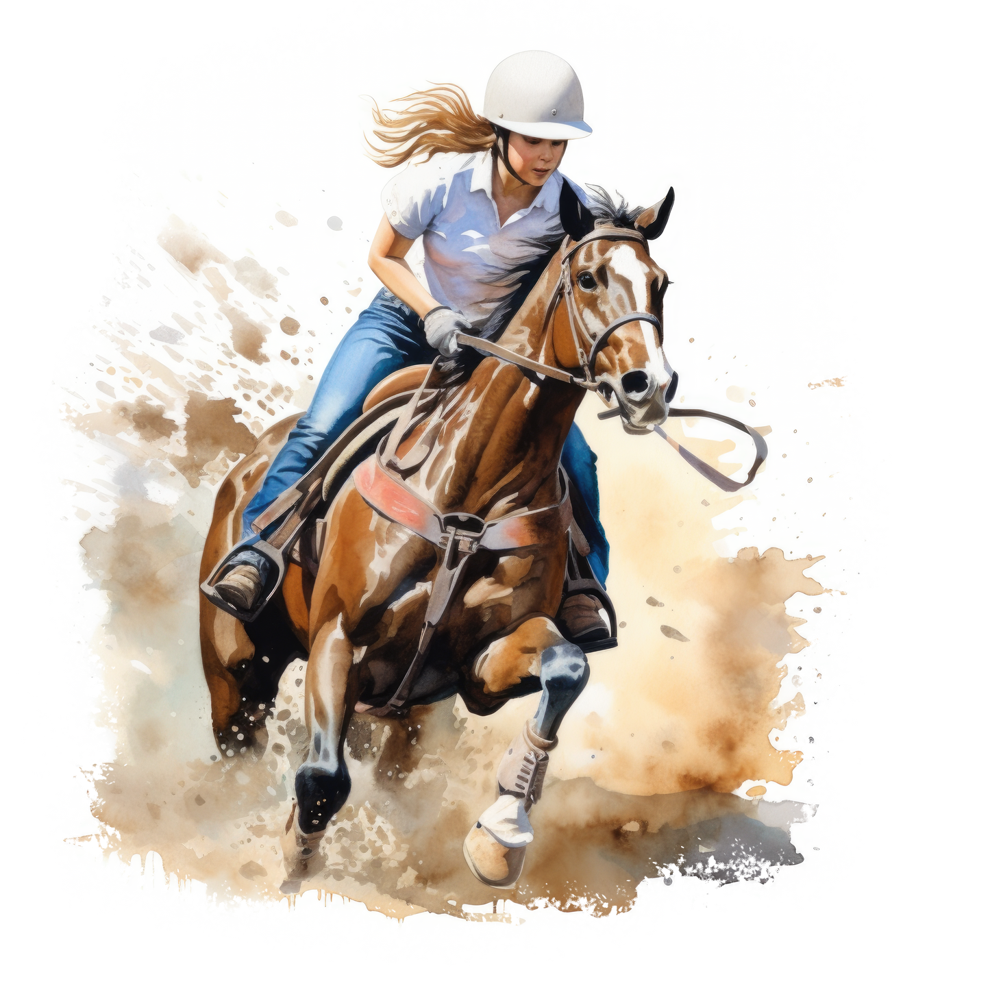 DTF Prints Barrel Racing
