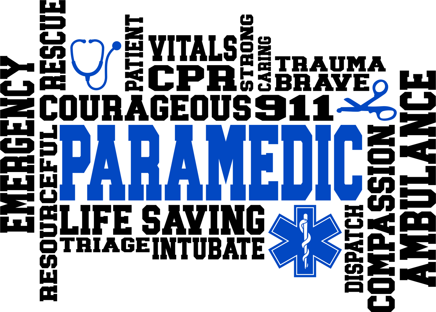 Paramedic DTF Prints