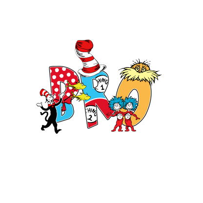 DTF Prints Dr Suess