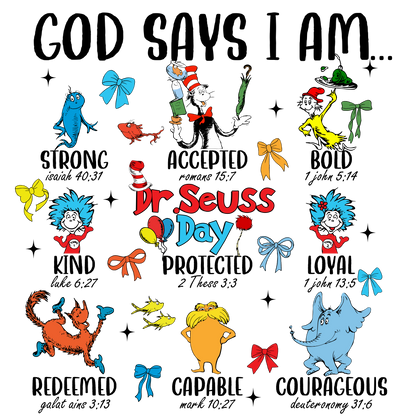 DTF Prints Dr Suess