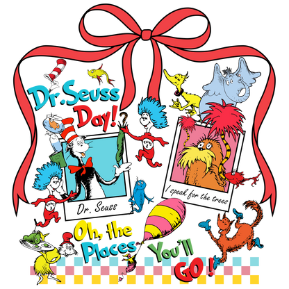 DTF Prints Dr Suess