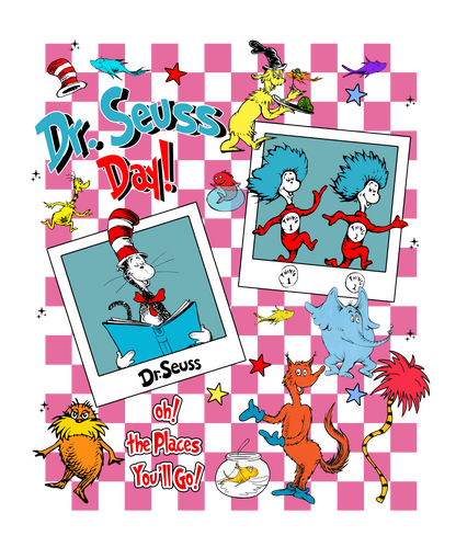 DTF Prints Dr Suess