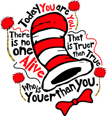 DTF Prints Dr Suess