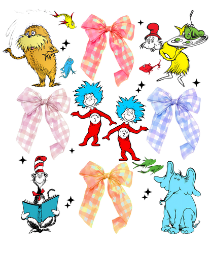 DTF Prints Dr Suess