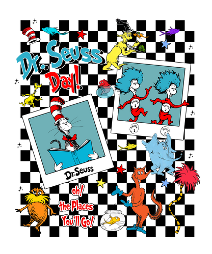 DTF Prints Dr Suess