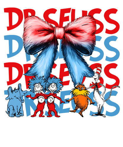 DTF Prints Dr Suess