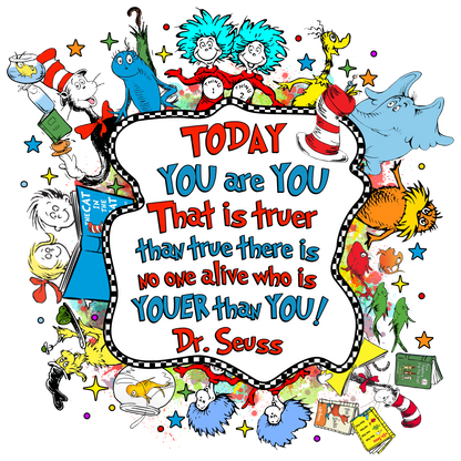 DTF Prints Dr Suess