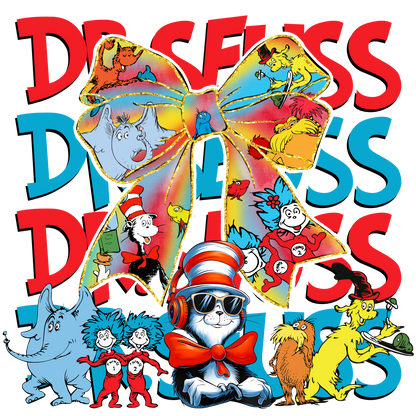 DTF Prints Dr Suess