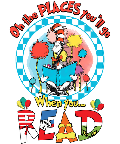 DTF Prints Dr Suess