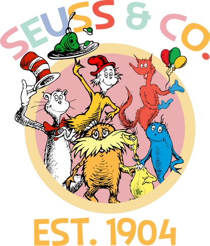 DTF Prints Dr Suess