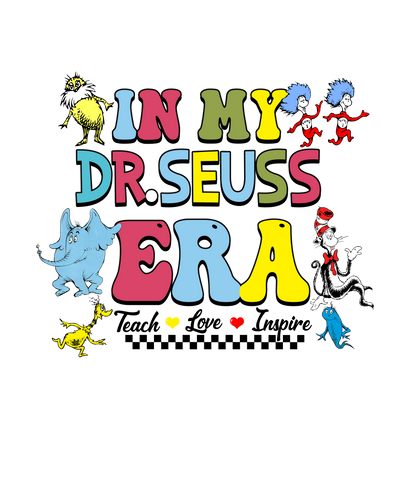 DTF Prints Dr Suess
